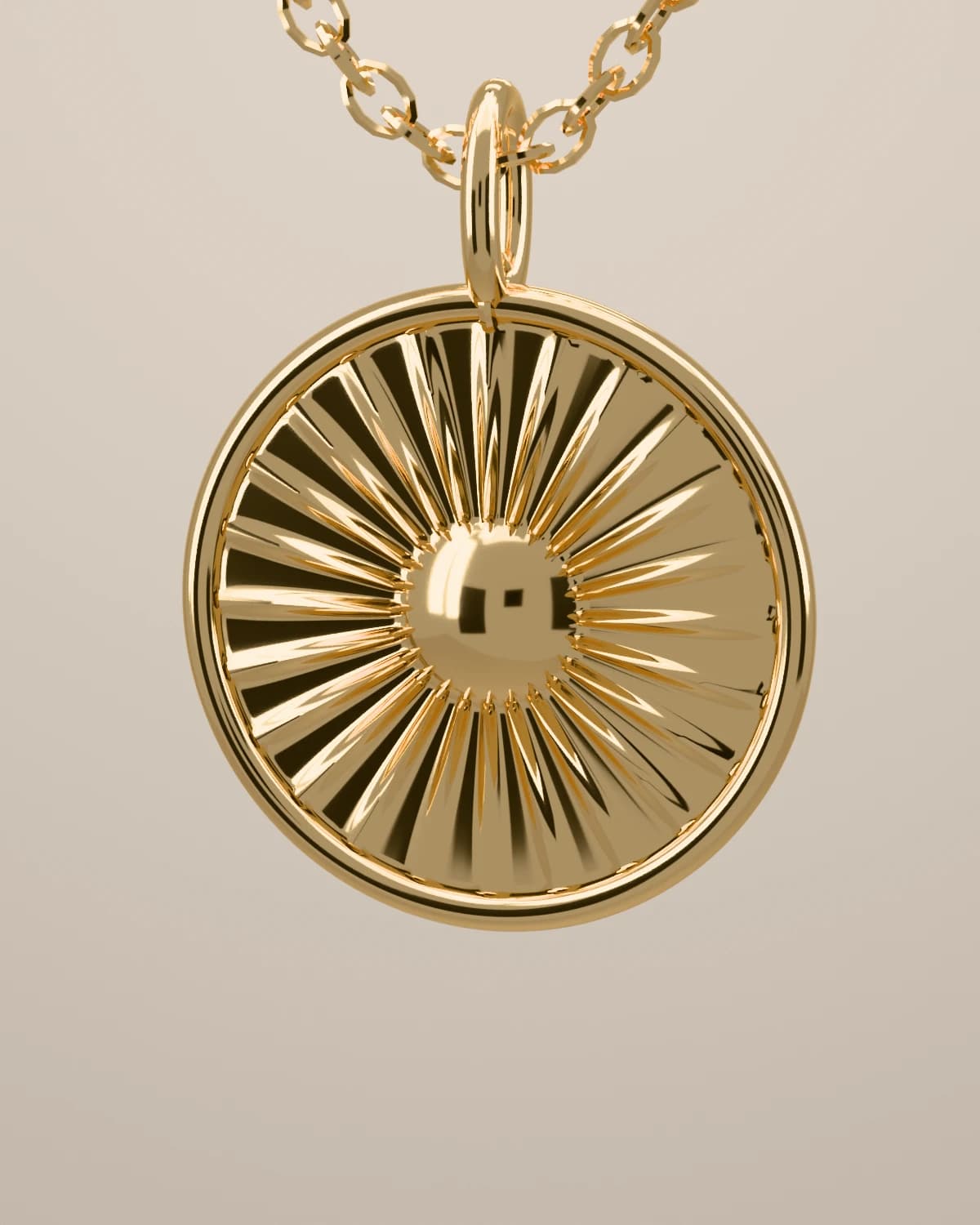 Aurora Pendant Necklace, detail