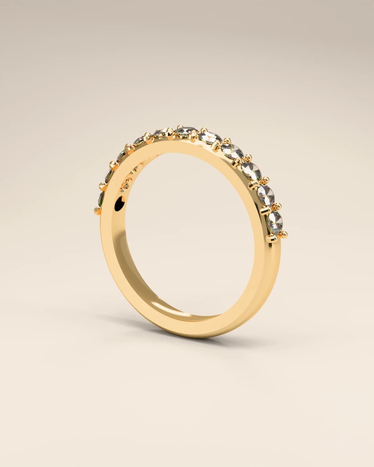 Vela Half-Eternity Band